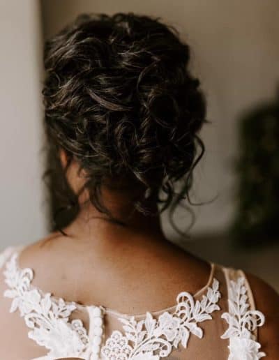 Natural African American Curled Up do Hair Style