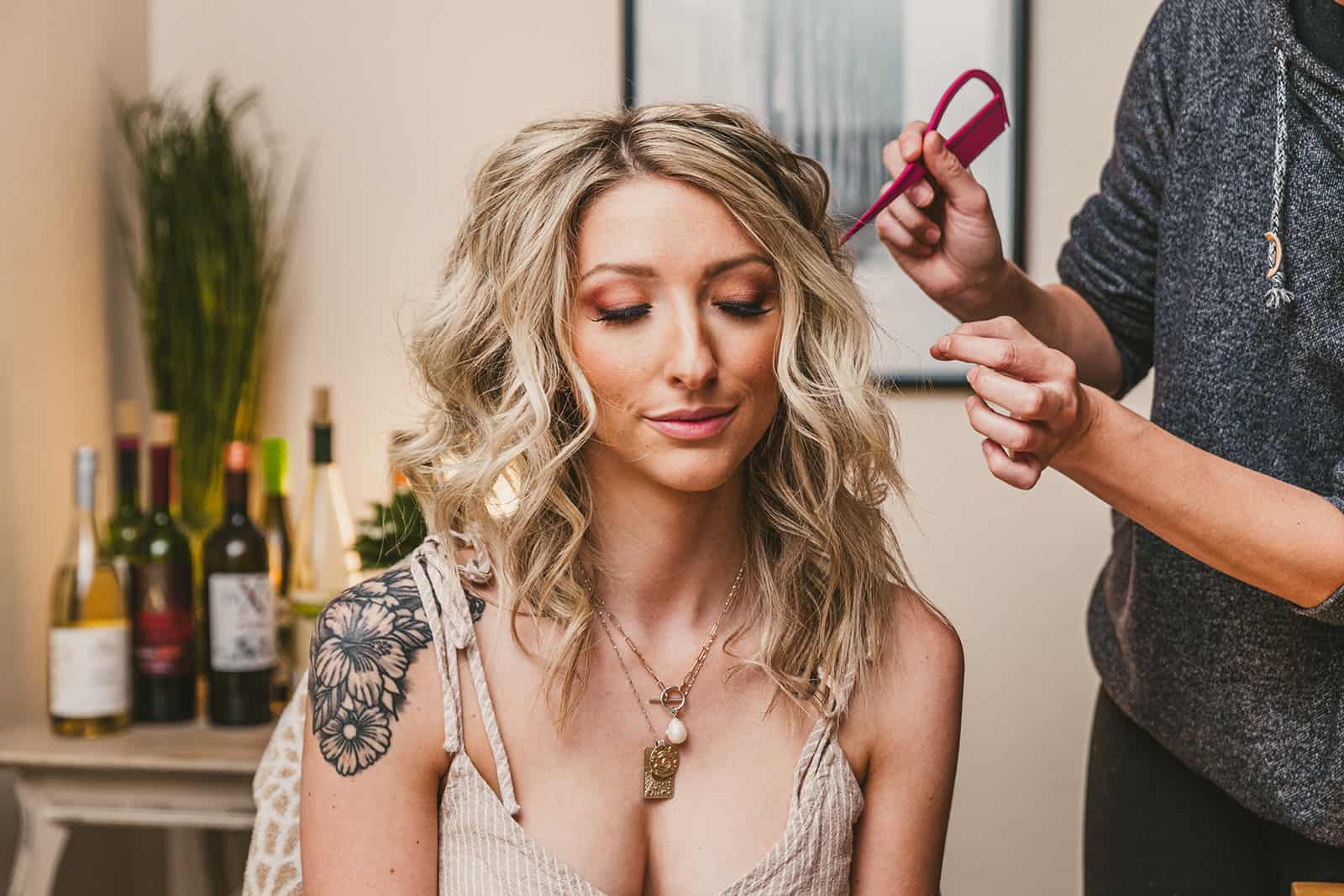 Minneapolis wedding hair and makeup